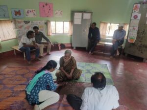 Chitra with Teachers in Parijatham